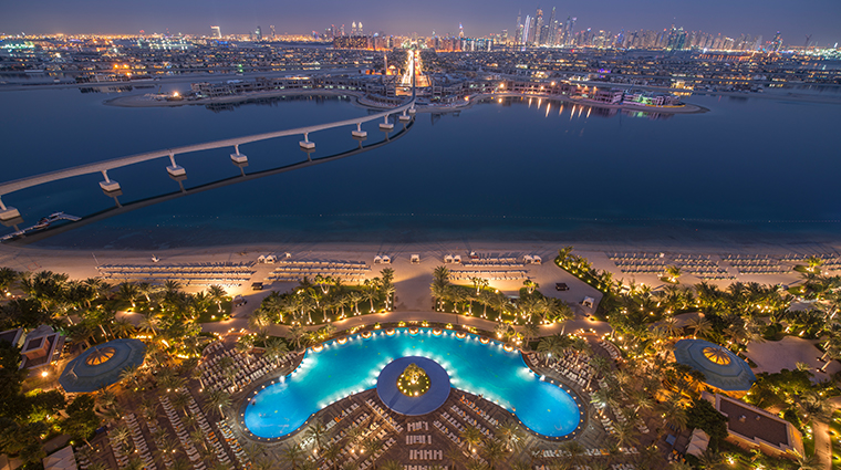 atlantis the palm view night