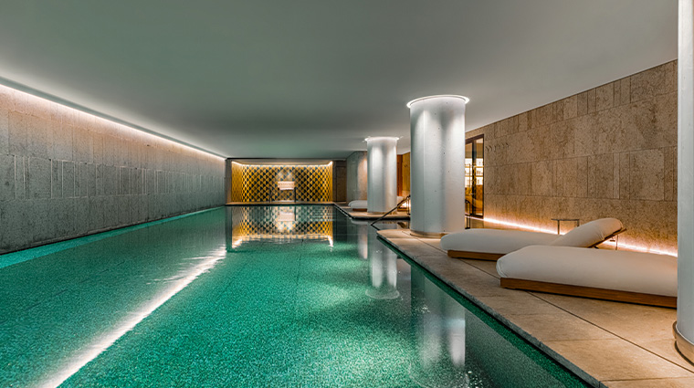 bulgari hotel paris swimming pool