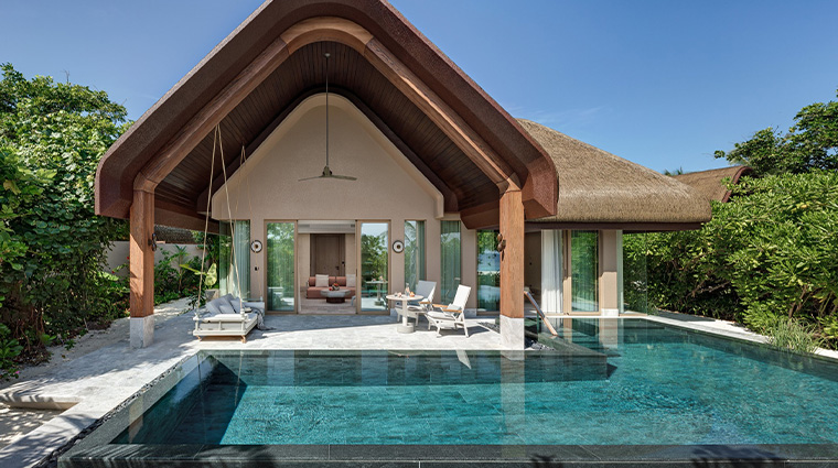 joali being view into grand beach pool villa