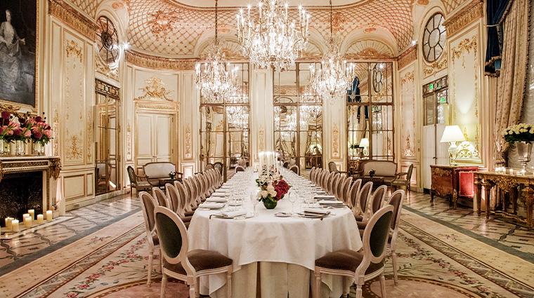 le meurice dorchester collection salon pompadour dinner