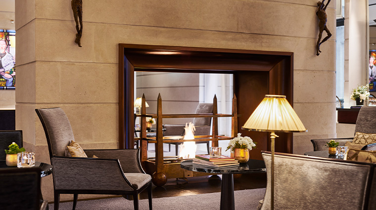 park hyatt paris vendome cafe jeanne fireplace2023