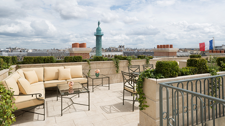 ritz paris Mansart suite terrace