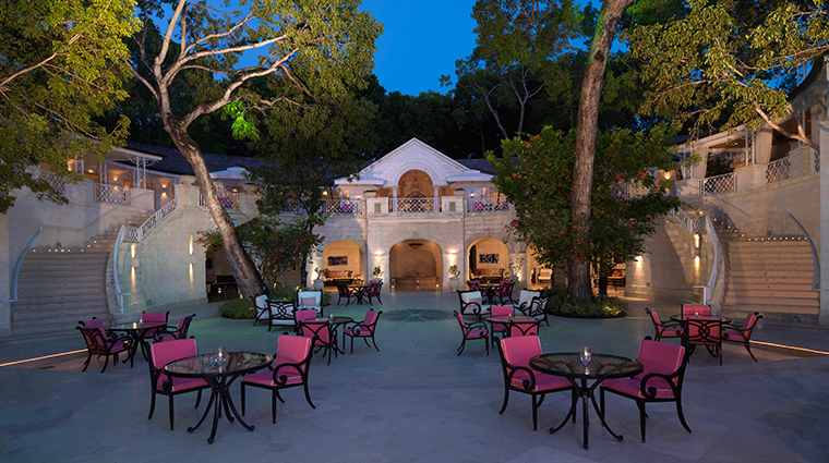 sandy lane hotel terrace