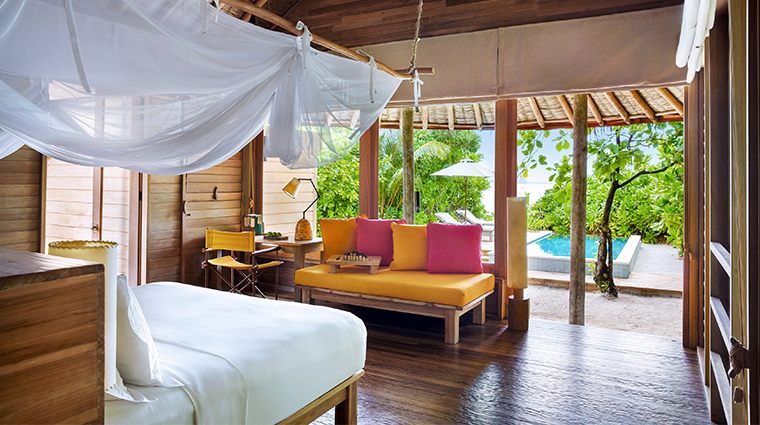 six senses laamu ocean beach villa