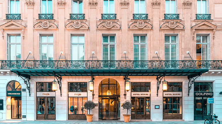 sofitel le scribe paris opera facade