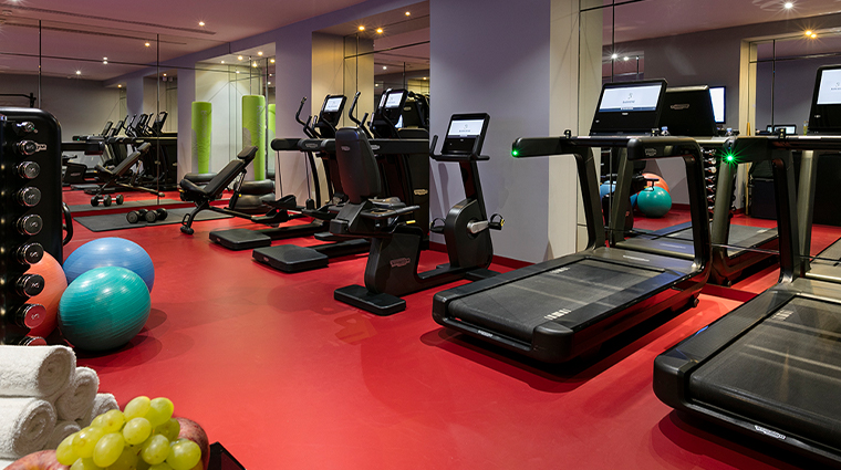 spa diane barriere paris fitness center equipment